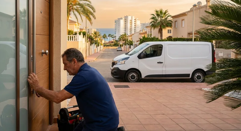 Locksmith service van in Benidorm