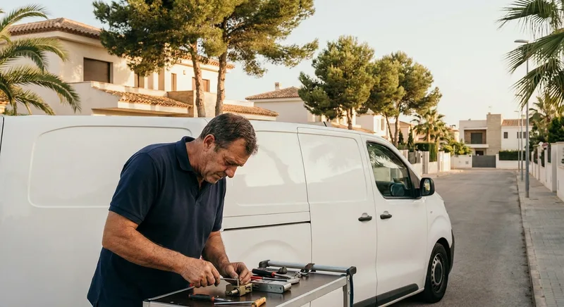 Locksmith service van in Alfaz del Pi