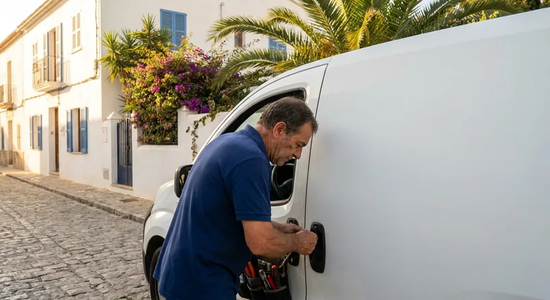 Locksmith service van in Jávea