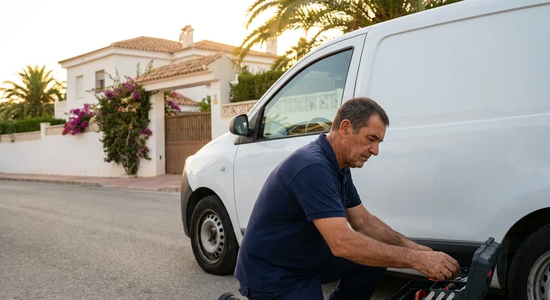 Locksmith service van in Orihuela Costa
