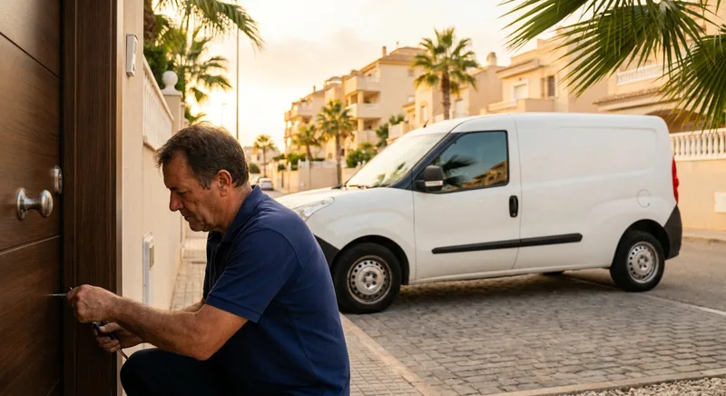 Locksmith service van in Benidorm