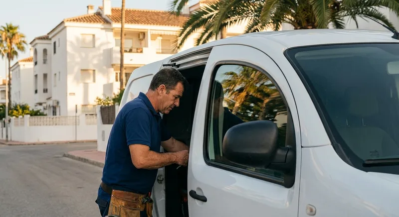 Locksmith service van in Torrevieja