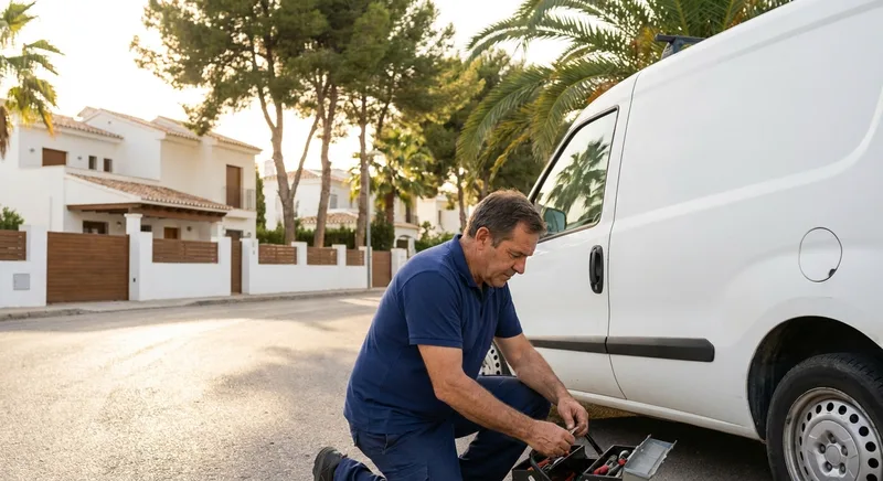 Locksmith service van in Alfaz del Pi