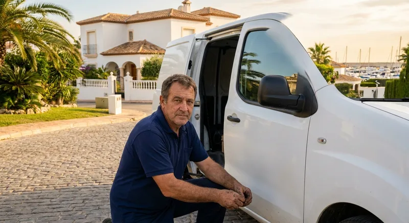 Locksmith service van in Cabo Roig