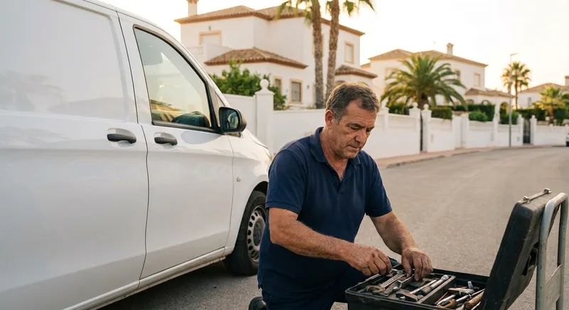 Locksmith service van in Gran Alacant