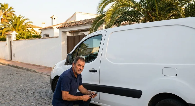 Locksmith service van in Las Filipinas