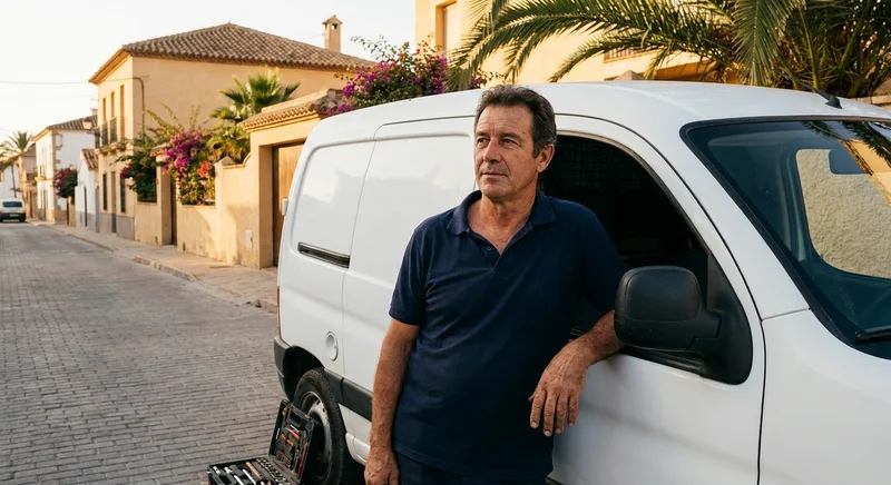 Locksmith service van in Santa Pola