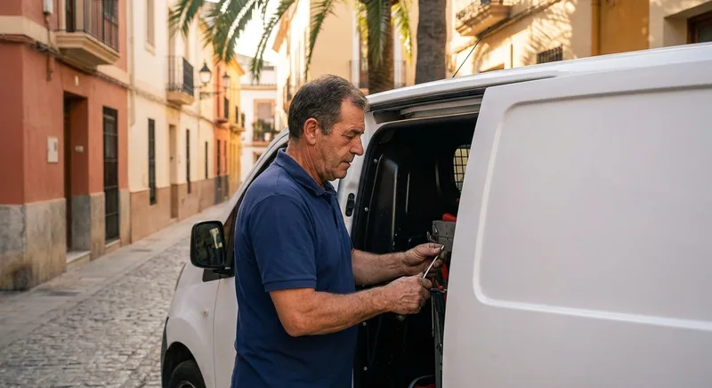 Locksmith service van in Villajoyosa